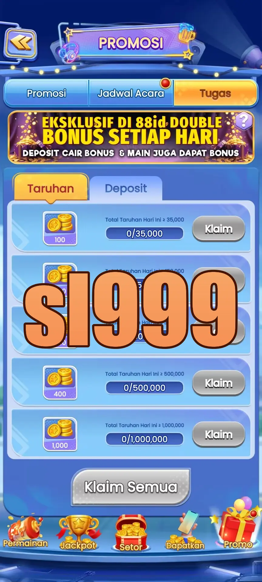 sl999 Masuk